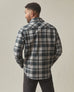 Unisex Redwood Fleece Overshirt - Silent Storm Plaid